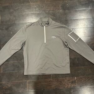 GREY CALLAWAY QUARTER ZIP